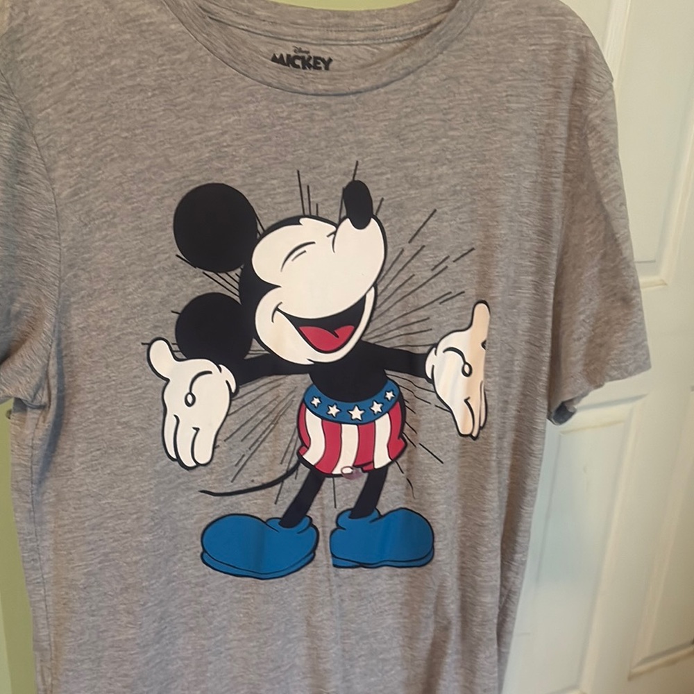 Disney Mickey and Friends Heather Gray Tee